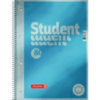 Brunnen Collegeblock Premium Student, A4, punktiert, blau