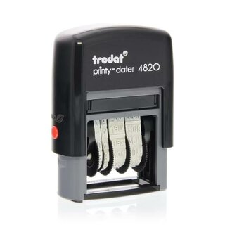 Trodat Printy 4820 Datumstempel, klimaneutral, selbstfrbend, schwarz