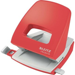 Leitz NeXXt Recycle Locher, fr 30 Blatt, rot