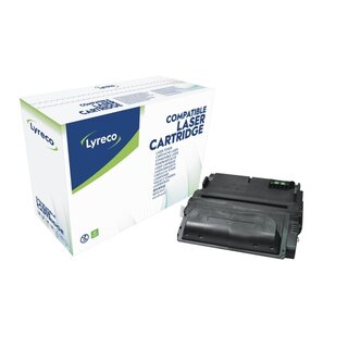 Toner kompatibel mit HP Q1338A, Reichweite: 12.000 Seiten, schwarz