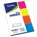 Film-Index, 20x45mm, transluzent, 160 Stck, 4farbig