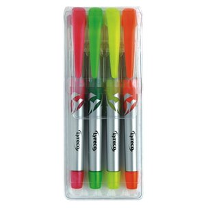 Textmarker Comby, Stiftform, Strichstrke: 1-4mm, 4er-Etui