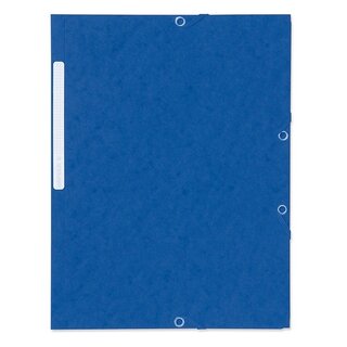 Eckspanner Comby, A4, aus Karton, Fassungsvermgen: 300 Blatt, blau, 10 Stck