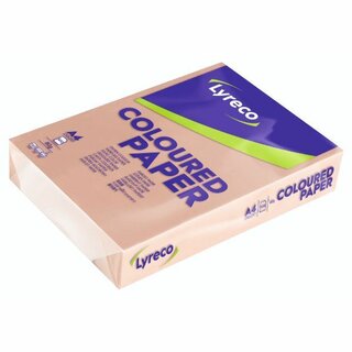 Kopierpapier Comby, A4, 80g, pastell lachs, 500 Blatt