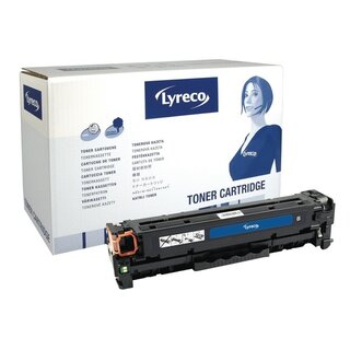 Toner kompatibel mit HP CE410A, Reichweite: 2.200 Seiten, schwarz