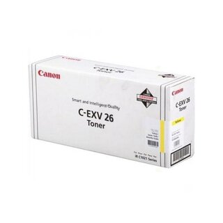 Toner Canon 1657B006 - C-EXV26, Reichweite: 6.000 Seiten, gelb