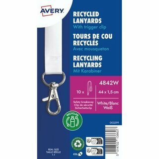 Avery Zweckform 4842W, Lanyard, Schlüsselband 15 x 440...