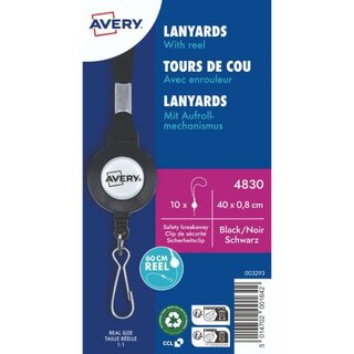 Avery Zweckform 4830, Textilband mit Aufrollmechanismus,...