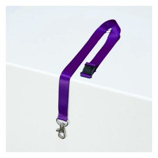 Avery Zweckform 4842 RPET Lanyard, 440x15mm, Lila, 10 Stück