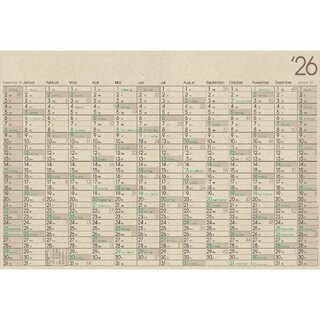 Bühner Plakatkalender GHP14GL, 14 M/1S, 98x67cm,...