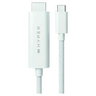 Hyper Adapter von USB-C auf HDMI-Kabel, 4K, weiß