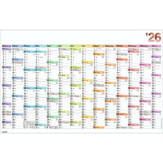 Bühner Plakatkalender DATA BCO14, 14 M/1 S, 105 x 66,6...