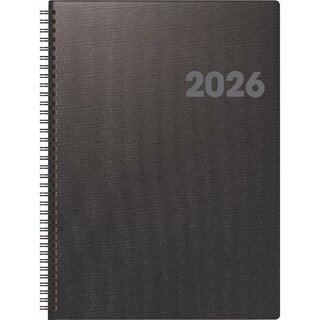 Brunnen Buchkalender 1076365906 Wire-O, 2S/1W, A4,...