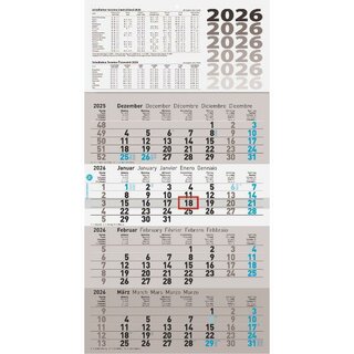 Glocken 4-Monatskalender 5070242006, 30 x 60cm, UWS, 2026