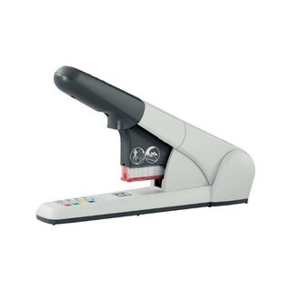 Blockheftgerät Leitz 5551, Heftleistung: 80 Blatt, grau