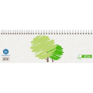 Glocken 71941 Tischquerkalender, 1W/1S, UWS, 2026