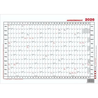 Güss Plakatkalender Nr. 2, Jahresplaner, 12 Monate, 29,7...
