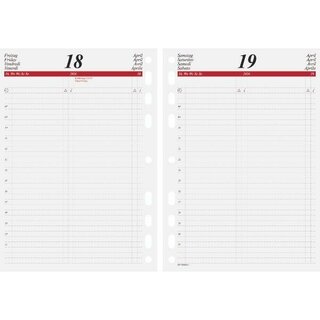 Rido-Ide Kalendereinlage T1 7065900006, 1T/1S, A5, 2026
