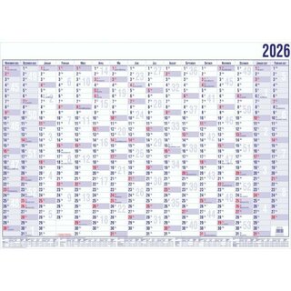 Güss Plakatkalender 18000, Jahresplaner, 16 Monate, 60 x...