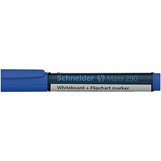 Boardmarker Schneider Maxx 290, Rundspitze, Strichstrke: 2-3mm, blau