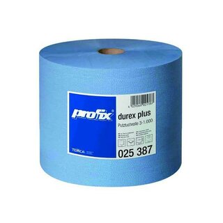 Profix 025387-01 Industrie Wischtuchrolle, 3-lagig, blau