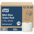Toilettenpapier Tork 127530 Advanced Compact, 2-lagig,...