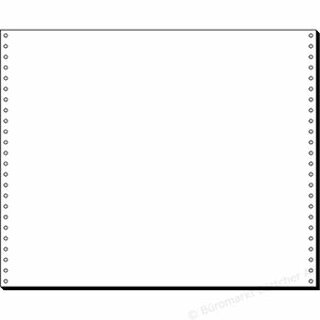 Computerpapier Sigel 12376, 1fach, 304,8 x 375mm, blanko, 60g, 2000Bl