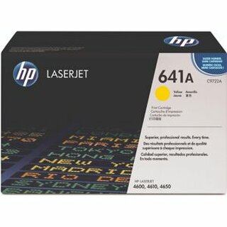 Toner HP C9722A, Reichweite: 8.000 Seiten, gelb