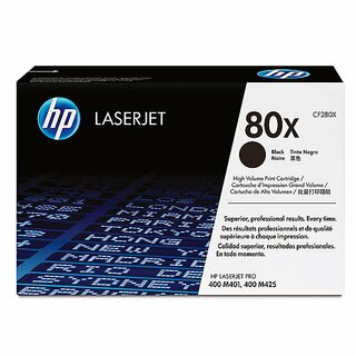 Toner HP CF280X, Reichweite: 6.900 Seiten, schwarz