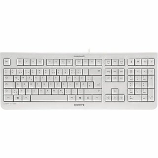 Tastatur JK-0800DE-0 Cherry, KC 1000, QWERTZ, Deutsch, Kabel, USB, grau