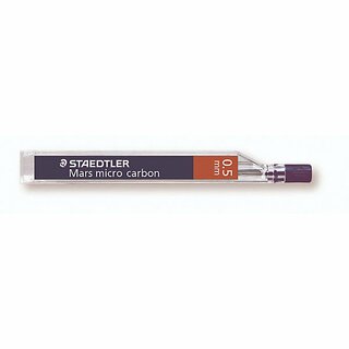 STAEDTLER Druckbleist.mine Mars Micro Carbon 250 05-2H, D: 0,5 mm, 2H, 12 Stck