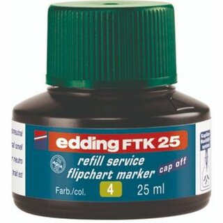 edding Nachflltusche FTK 25 4-FTK25004, fr: Flipchartmarker, grn