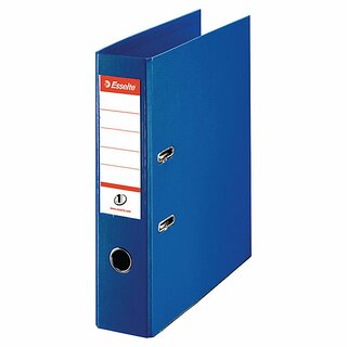 Ordner Esselte 81135, PP-kaschiert, A4, Rckenbreite: 75mm, blau