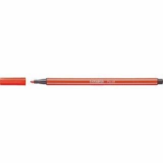 STABILO Faserschreiber Pen 68/40, Einweg, M / 1 mm, hellrot