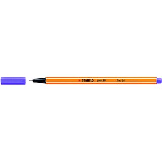 Fineliner point 88, mit Kappe, 0,4 mm, Schreibf.: violett