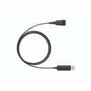 Jabra 230-09 Headsetadapter USB Typ A schwarz 4-polig...