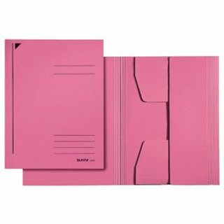 Jurismappe Leitz 3924, A4, aus Karton, pink