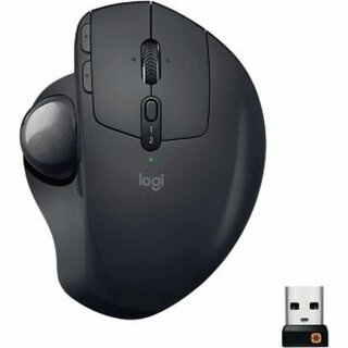 Logitech Maus MX Ergo Trackball schwarz 8 Tasten bluetoo.