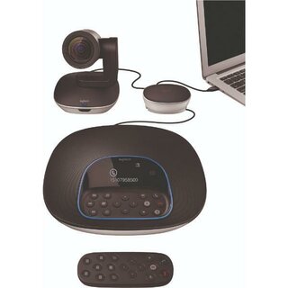 Logitech 960-001057 Konferenztelefon Group mit Kam. schwarz b.20 Pers. Freisp.