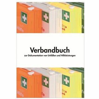 Verbandbuch Shngen 8001002, bei Betriebsunfllen, A4, grn