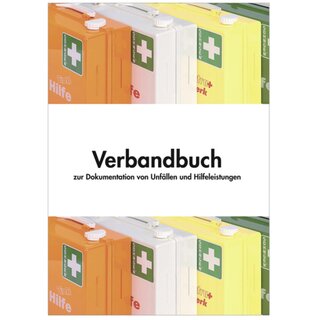 Verbandbuch Shngen 8001002, bei Betriebsunfllen, A4, grn