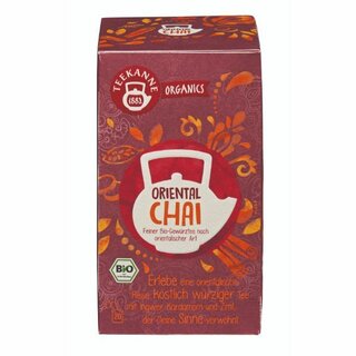 Tee Teekanne Organics Oriental Chai, 20 Beutel a 1,8g