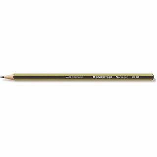 Staedtler Bleistift Noris eco sw/gn 2B 12 Stck