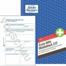 Meldebuch Erste-Hilfe Avery Zweckform 312, A5, 50 Blatt