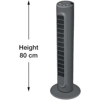 Turmventilator Honeywell HYF1101E4, Comfort Control, 24 x 80 cm, 36W, schwarz