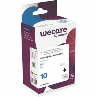 Tintenpatrone wecare  komp. mit HP 10/C4844A, Inhalt: 69ml, schwarz