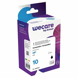 Tintenpatrone wecare  komp. mit HP 10/C4844A, Inhalt: 69ml, schwarz