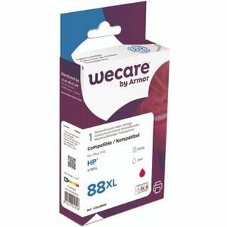 Tintenpatrone wecare  komp. mit HP 88XL/C9392AE, Inhalt: 24ml, magenta