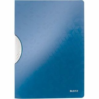 Leitz Klemmmappe ColorClip WOW A4 blau Mat. PP/POM b.30 Bl