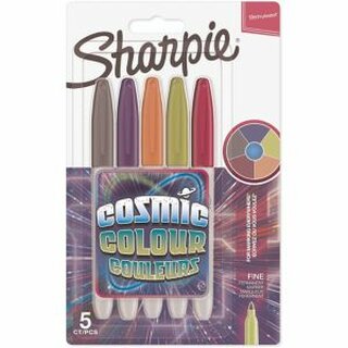 Sharpie Permanentmark.F Cosmic Colours 5 Farben sortiert Blister